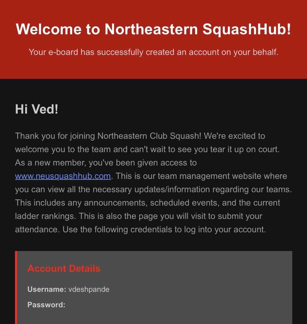 Email notification examples